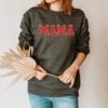 embroidered mama red glitter sweatshirt for new moms cute mothers day shirt trendy mom life apparel 4f7it scaled