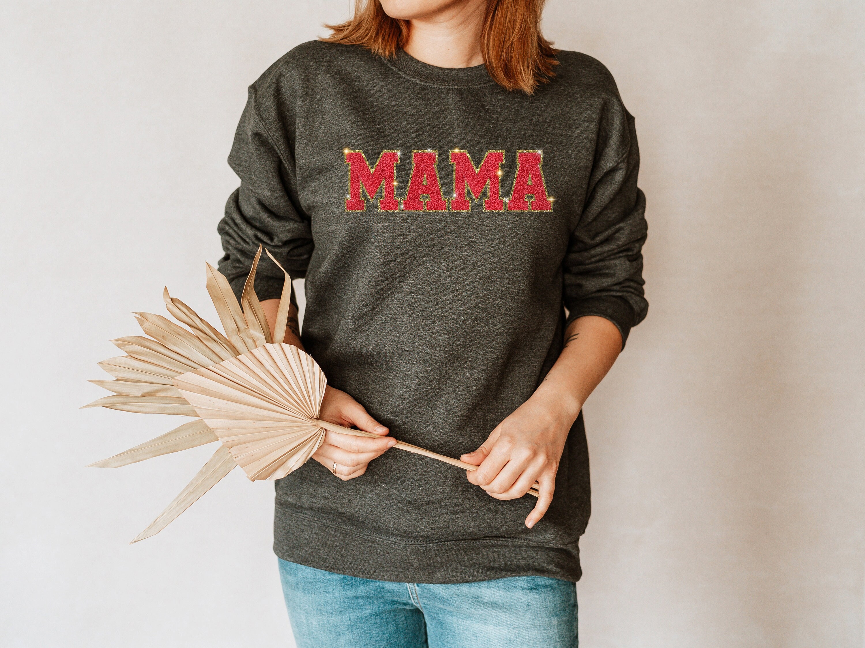 embroidered mama red glitter sweatshirt for new moms cute mothers day shirt trendy mom life apparel 4f7it scaled