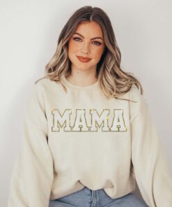 embroidered mama sweatshirt for new moms and moms to be perfect mothers day gift cute mama shirt kjnvt