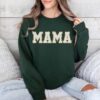 Embroidered Mama Sweatshirt for New Moms and Moms To Be Perfect Mothers Day Gift Cute Mama Shirt
