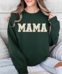 embroidered mama sweatshirt for new moms and moms to be perfect mothers day gift cute mama shirt tzctl