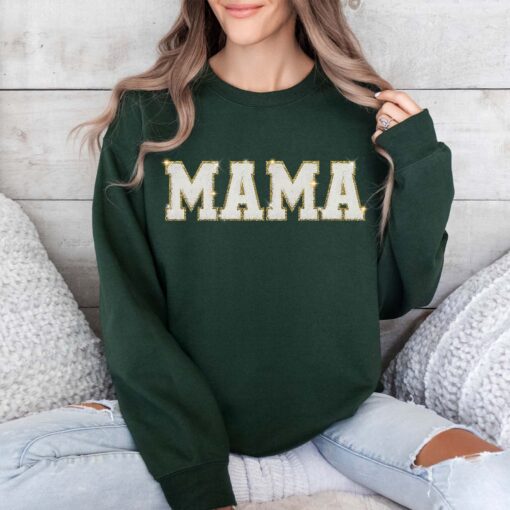 embroidered mama sweatshirt for new moms and moms to be perfect mothers day gift cute mama shirt tzctl