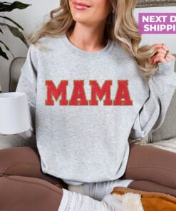 embroidered mama sweatshirt for new moms birthday gifts mothers day shirts cute mom t shirt baby shower presents vhodp