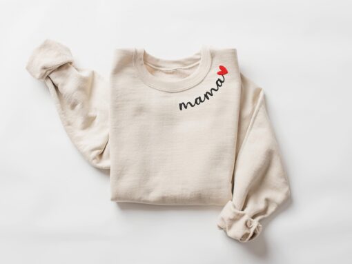 embroidery heart mama shirt love mama sweatshirt mothers day gift personalized mama birthday gift q2loo scaled