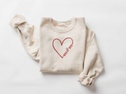 embroidery heart mom shirt for mothers day personalized sweatshirt unique mother gift cute mom life tee g46eh scaled