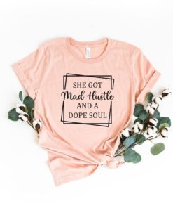 empowered mom boss shirt with hustle and soul for girl bosses funny mom life tee for strong women 1pc0d