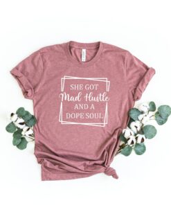 empowered mom boss shirt with hustle and soul for girl bosses funny mom life tee for strong women fuyof