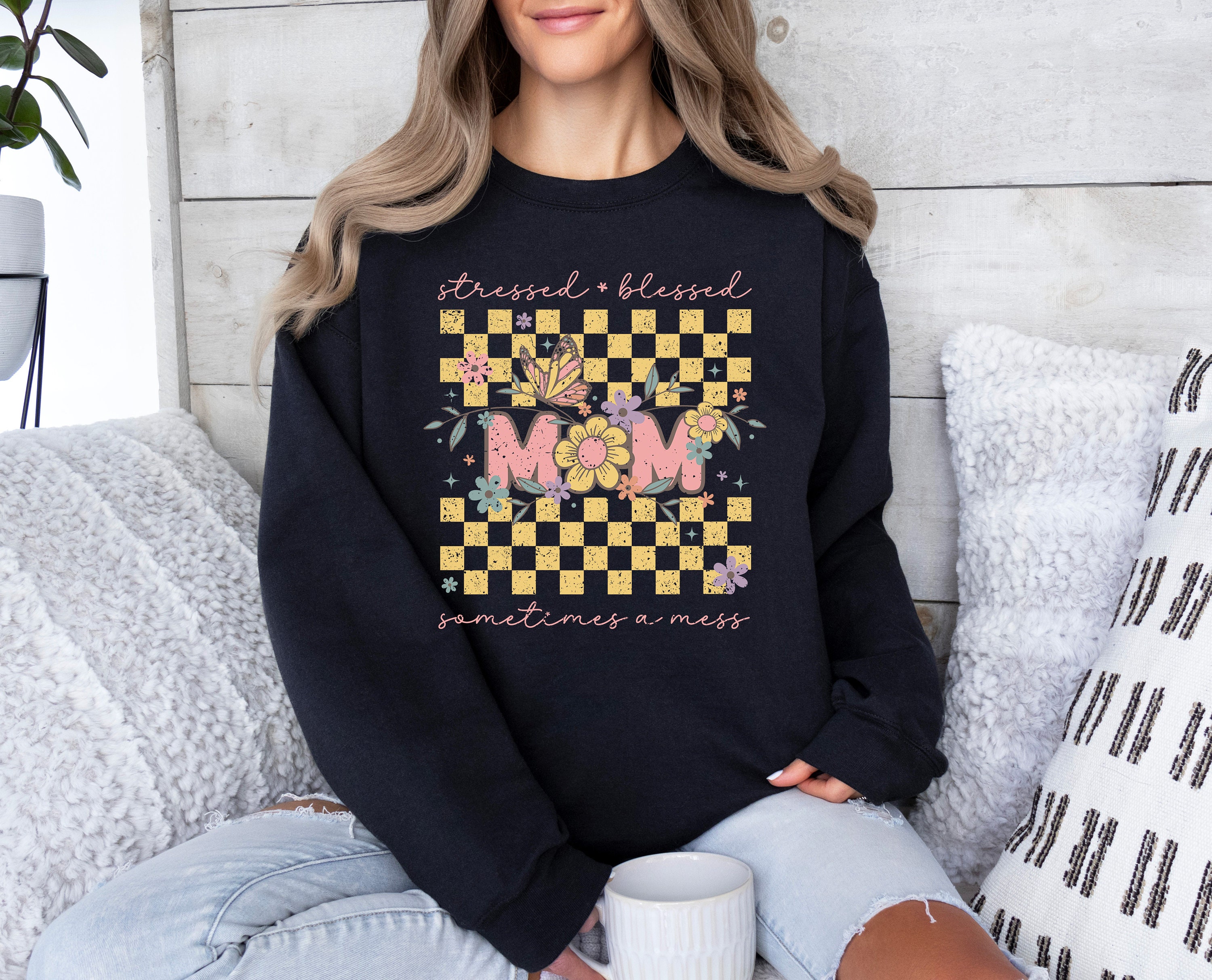 empowered mom shirt with positive quote funny mama sweatshirt for stressed blessed moms and girl power enthusiasts c4rah scaled