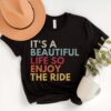 enjoy the ride bus driver shirt for cyclists and taxi drivers unique gift for bike riders and bus driving enthusiasts sugy1