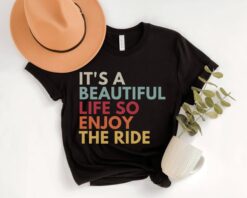 enjoy the ride bus driver shirt for cyclists and taxi drivers unique gift for bike riders and bus driving enthusiasts sugy1