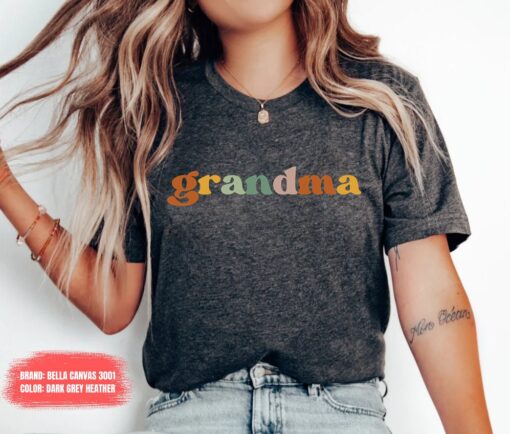 established grandma shirt for pregnancy announcement christmas gift unique grandma t shirt for grandparents qhzup