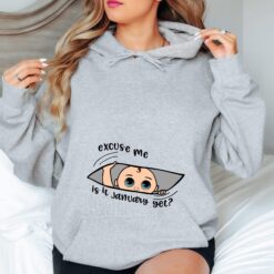 excuse me is it a baby maternity hoodie for pregnant moms gender reveal gifts comfortable pregnancy wear snliw