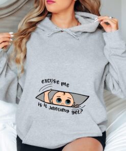 excuse me is it a baby maternity hoodie for pregnant moms gender reveal gifts comfortable pregnancy wear snliw