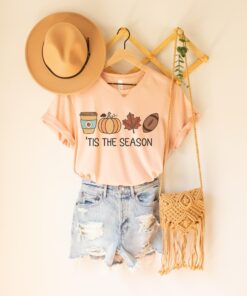 fall football and pumpkin season shirt cute autumn apparel for apple cider lovers and seasonal celebrations xgvxn