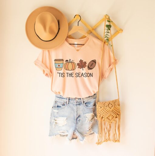 fall football and pumpkin season shirt cute autumn apparel for apple cider lovers and seasonal celebrations