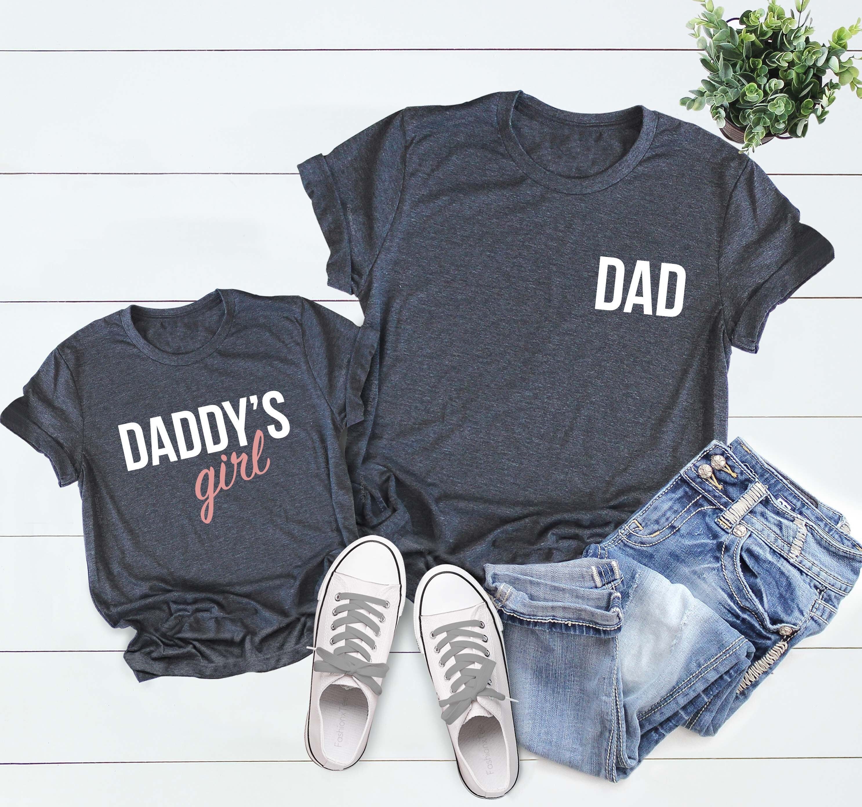 father daughter matching shirts for fathers day dad and baby outfits daddys girl dad shirt unique gifts from daughter augbm scaled