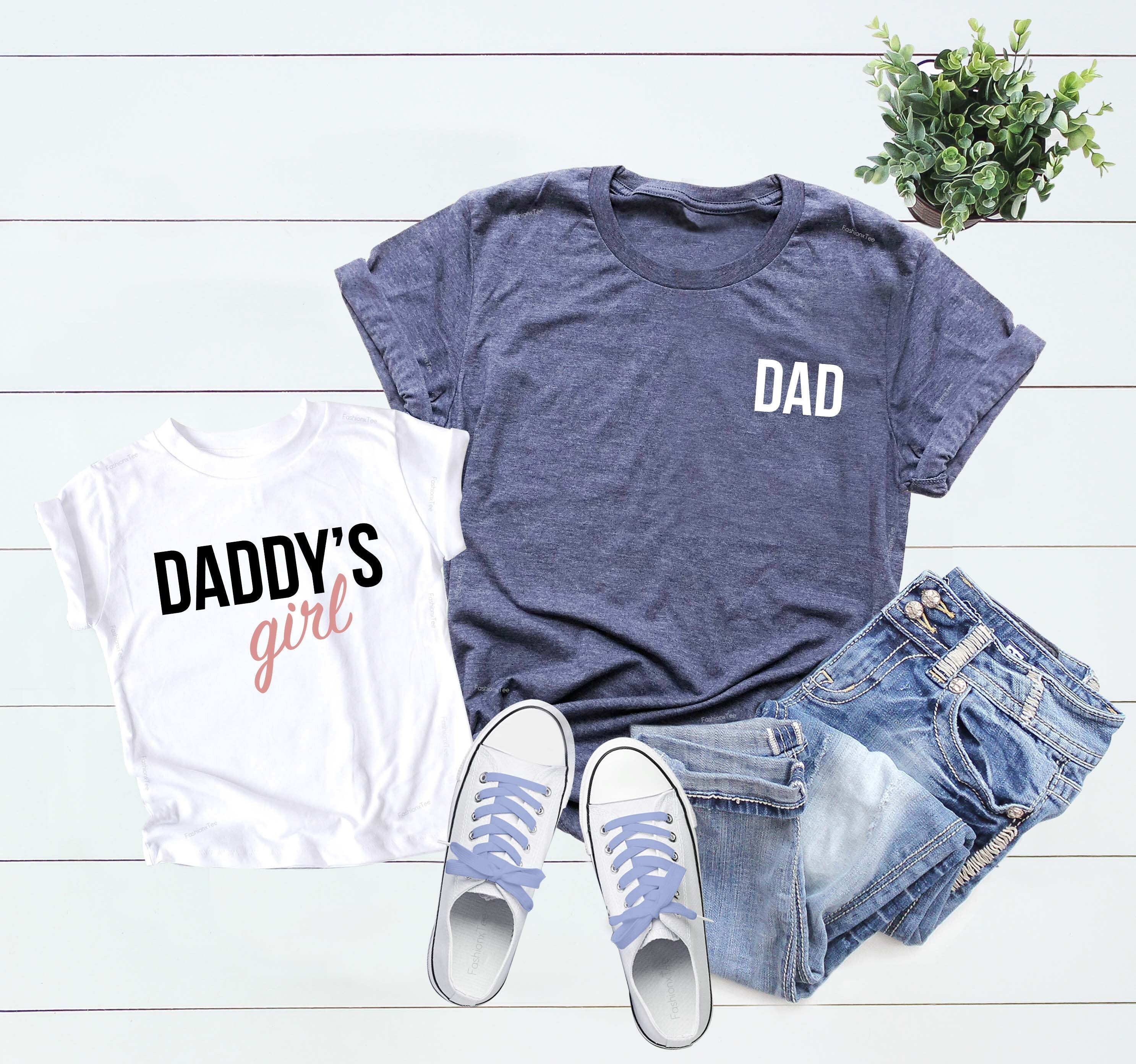 father daughter matching shirts for fathers day dad and baby outfits daddys girl dad shirt unique gifts from daughter b4ax5 scaled