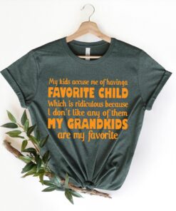 favorite child accusation shirt for moms and grandmas funny my kids think i have a favorite child shirt for mothers day wqmfv