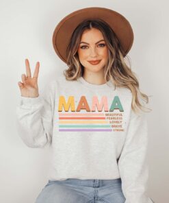 fearless mama sweatshirt cute new mom shirt brave mom apparel best mom ever gift for mothers day or wife eo4ai