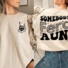 feral aunt sweatshirt funny aunt shirt unique gift for aunts birthday sister gifts cool aunt apparel eejjy