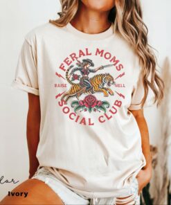 feral moms social club sweatshirt vintage graphic trendy mom life apparel best mom ever gift for feral wives avfrf