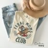Feral Moms Social Club Vintage Graphic Tee Funny Mom Life Shirt Trendy Apparel for Feral Wives and Moms