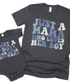 first mothers day matching mommy and me shirts for baby boy mama mini shirt unique mother son outfits tiowu