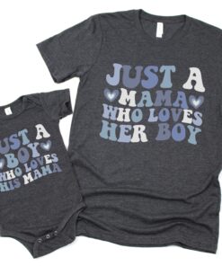 first mothers day mommy and me shirts matching mother son baby boy mini t shirts cute mom life outfits pbndb