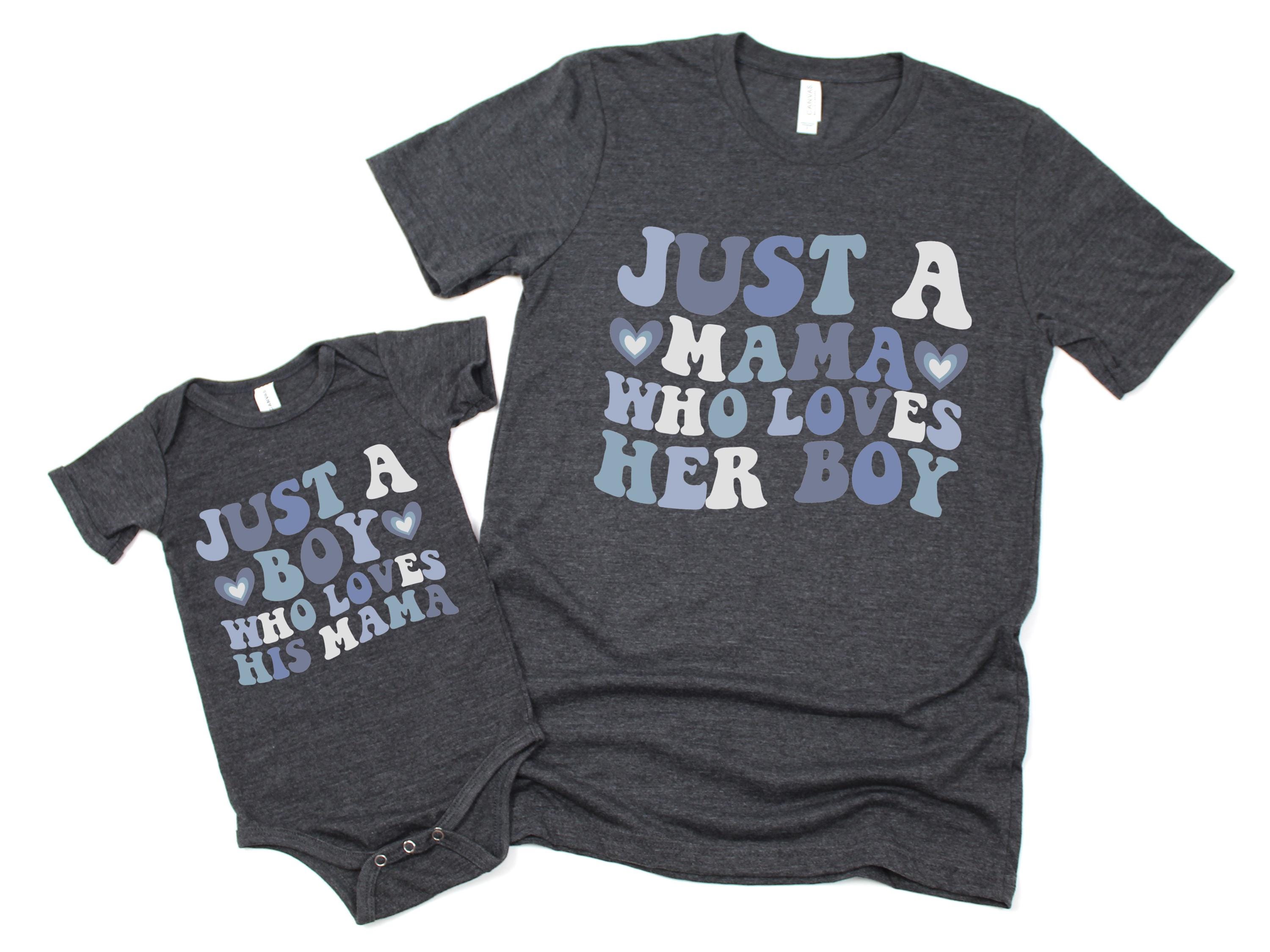 first mothers day mommy and me shirts matching mother son baby boy mini t shirts cute mom life outfits pbndb scaled