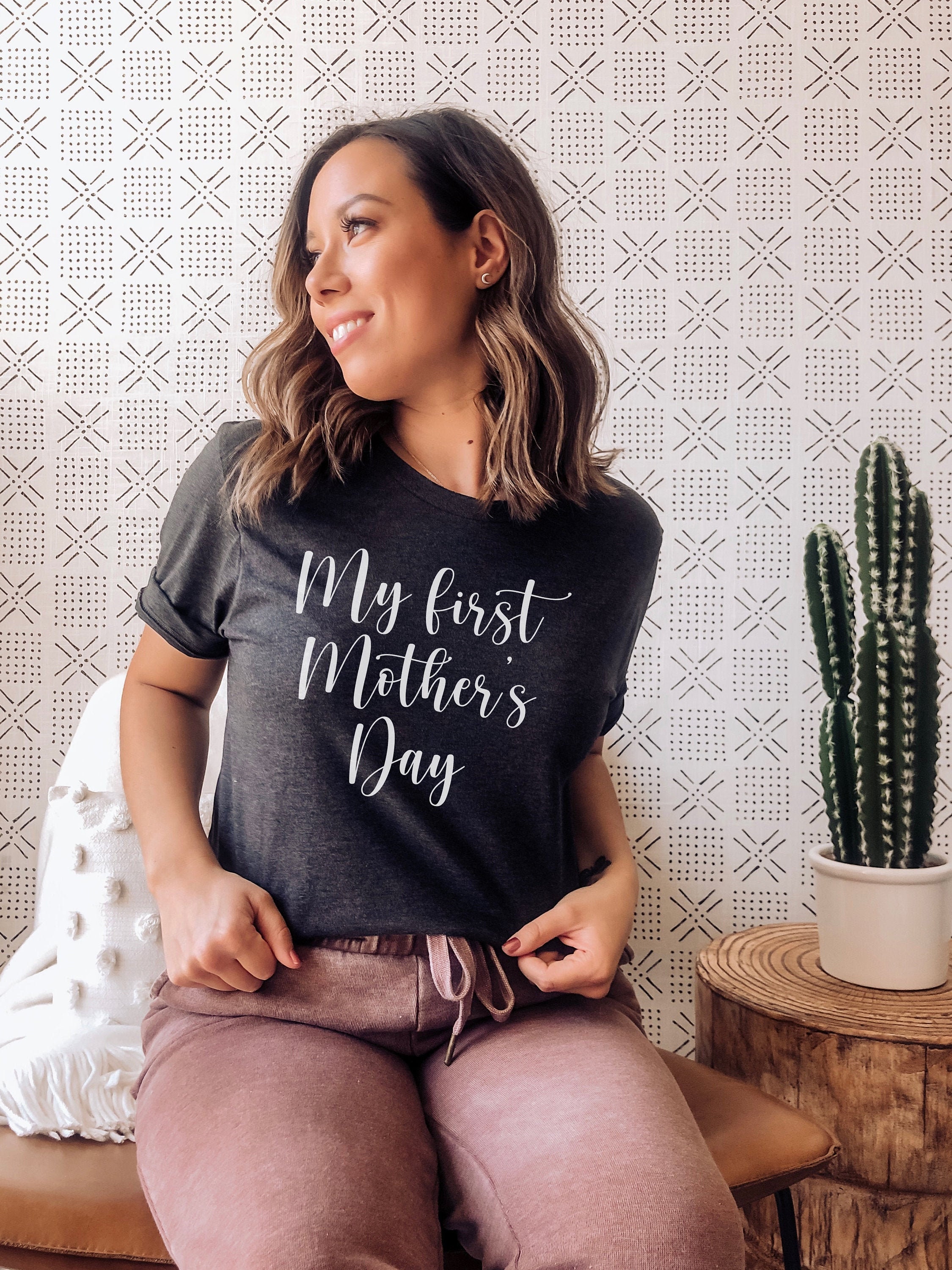 first mothers day shirt for new moms cute mom life t shirt happy mothers day outfit personalized mama tee 3oa4j scaled