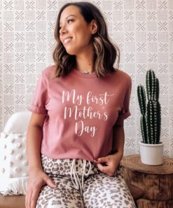 first mothers day shirt for new moms cute mom life t shirt happy mothers day outfit personalized mama tee wkaum