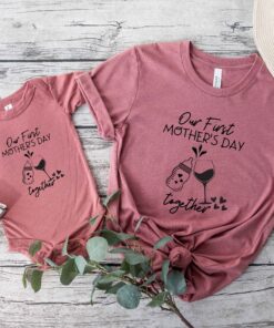 first mothers day shirts for mama and mini elephant matching outfits cute mom life t shirt unique mothers day gift co5bf