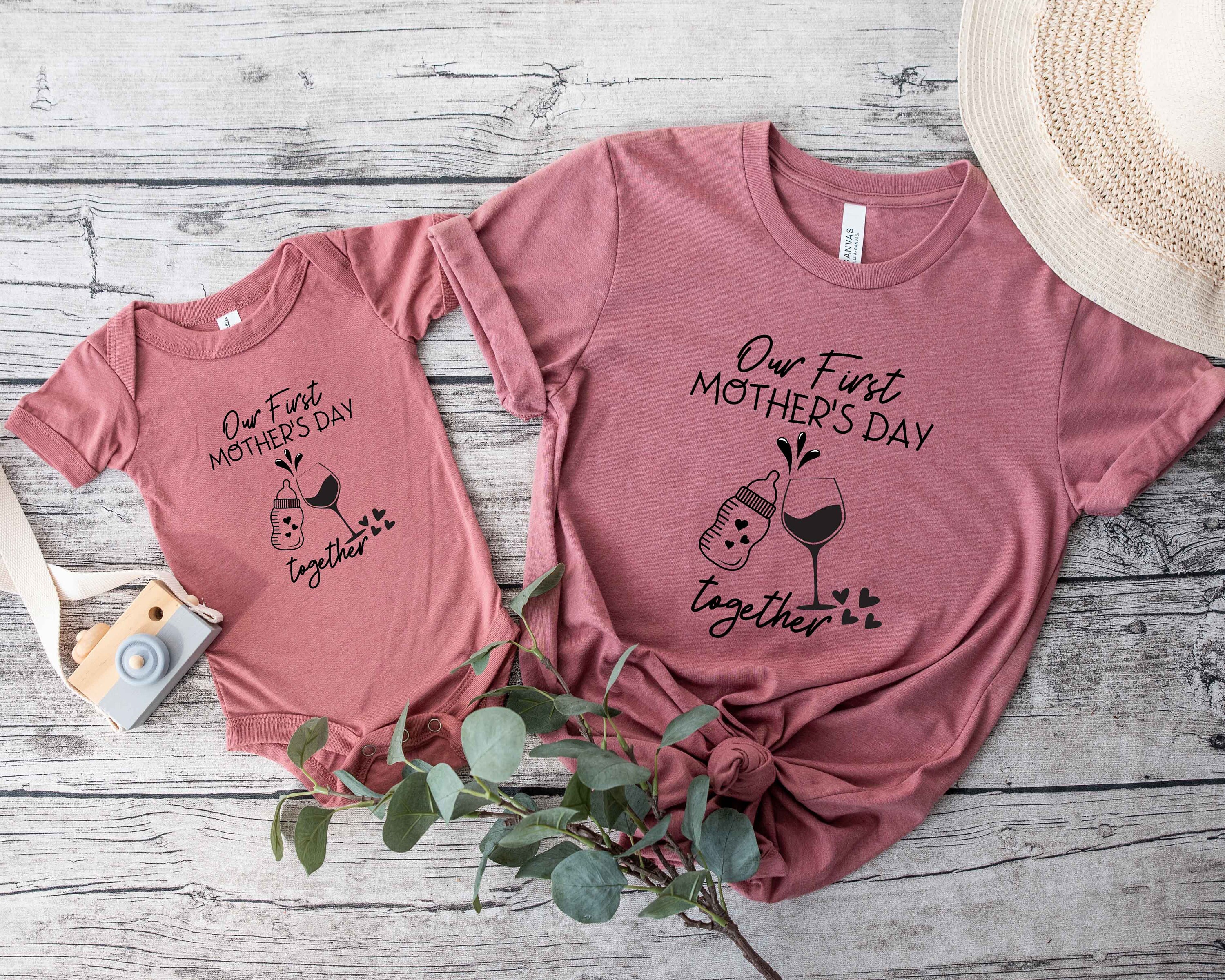 first mothers day shirts for mama and mini elephant matching outfits cute mom life t shirt unique mothers day gift co5bf scaled