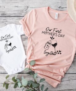 first mothers day shirts for mama and mini elephant matching outfits cute mom life t shirt unique mothers day gift czwjc