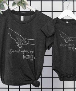 first mothers day together mommy and baby matching shirts cute mom life outfits for new moms mothers day gifts lswhq