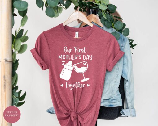 first mothers day together shirt for mom and baby matching outfit mommy and me shirts personalized mothers day gift aimuc