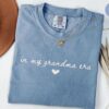 First Time Grandma Shirt In My Grandma Era Tee Perfect for Mothers Day Nana Gift Personalized Grandmother T-Shirt