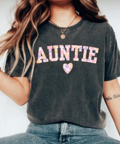 floral aunt shirt for mothers day new aunt gift from niece birthday gift cute floral design for sisters tqbad