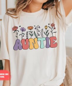 floral aunt shirt funny aunt t shirt unique birthday gift for auntie sister mama shirt best aunt shirts a3lra