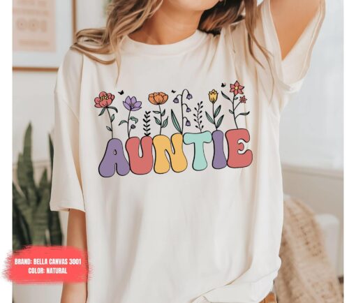 floral aunt shirt funny aunt t shirt unique birthday gift for auntie sister mama shirt best aunt shirts a3lra