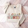 floral auntie sweatshirt cute funny aunt shirt birthday gift for aunt sister mama shirt unique aunt gifts ho8m1