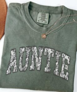 floral auntie t shirt for new aunts comfort colors tee mothers day gift for sister cute aunt shirt uh3dc