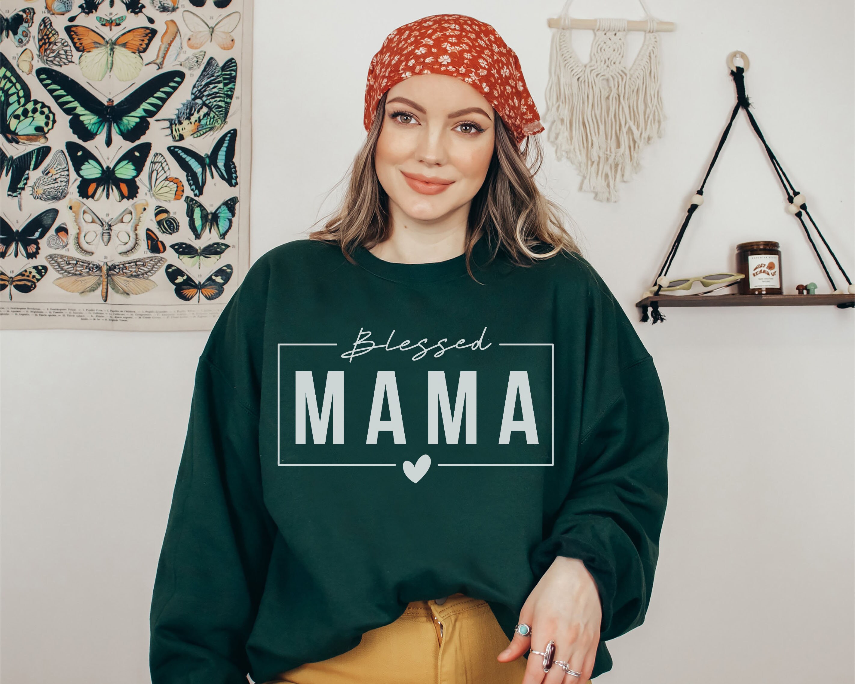 floral blessed mama sweatshirt for mom life perfect for mothers day gift cute mom sweatshirt ilh2h scaled