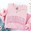 floral bridesmaid sweatshirt for bachelorette party matching group outfit toile du jouy getting ready attire qjtuf