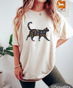 floral cat mom sweatshirt and t shirt collection for women cute cat mom shirts and gifts xdnmg