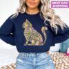 floral cat mom sweatshirt cute cat lover tee purr shirt for animal lovers unique gift for cat moms utpq8 scaled