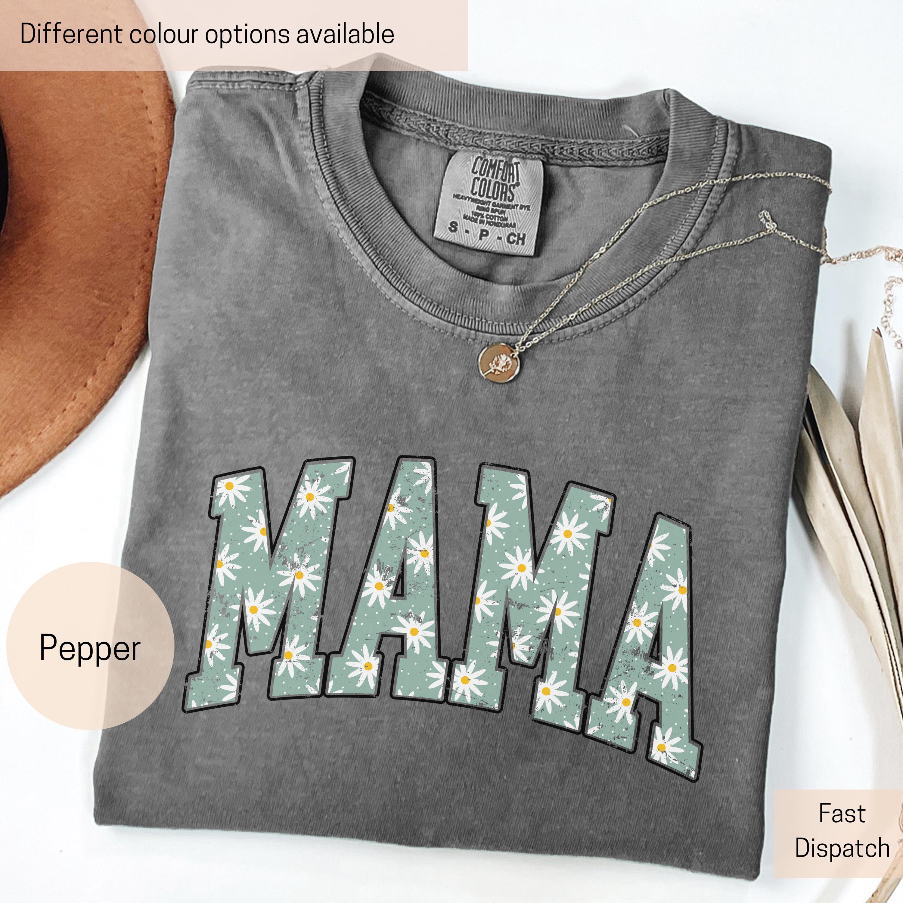 floral daisy mama shirt for mom appreciation cute mom t shirt trendy mothers day gift vintage mom shirt nkasv scaled