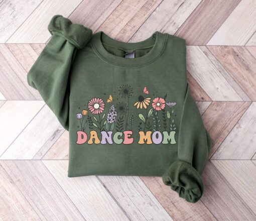 floral dance mom sweatshirt crewneck perfect for recitals and dance events unique gift for dance moms k6mzv