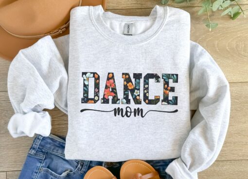 floral dance mom sweatshirt for dancer and ballet moms cute dance mama sweater unique gift for her jmhpz