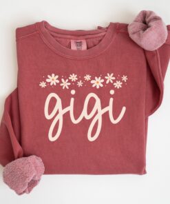 floral gigi crewneck sweatshirt for grandma cute gigi sweater mothers day gift unique grandma gifts lasfb